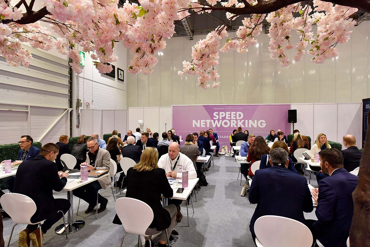 Speed ​​Networking, Design Interiors Cruise Ship Expo Europe 2022