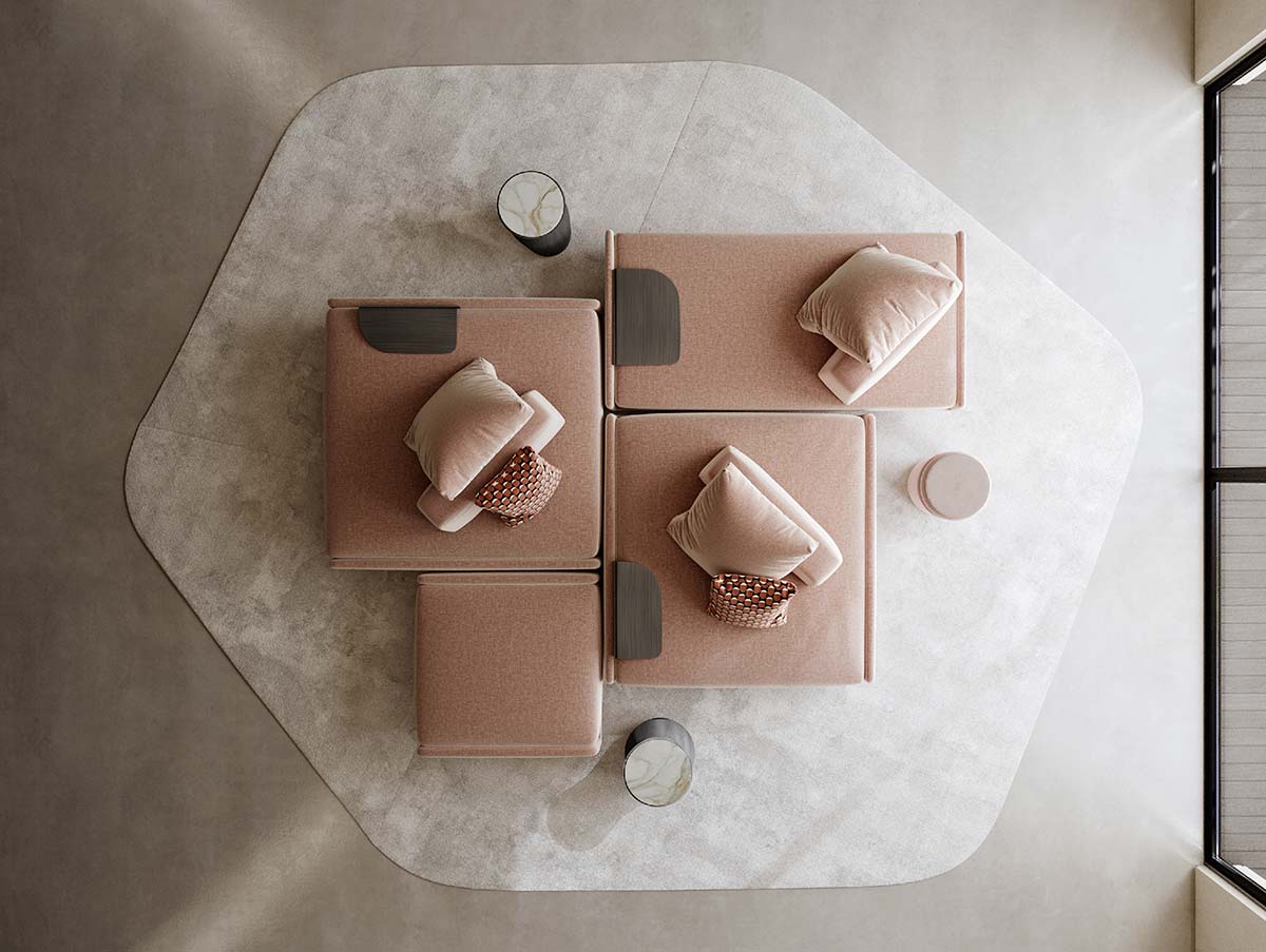 Мозаика Lilas от Gallotti&Radice, дизайн Dainelli Studio