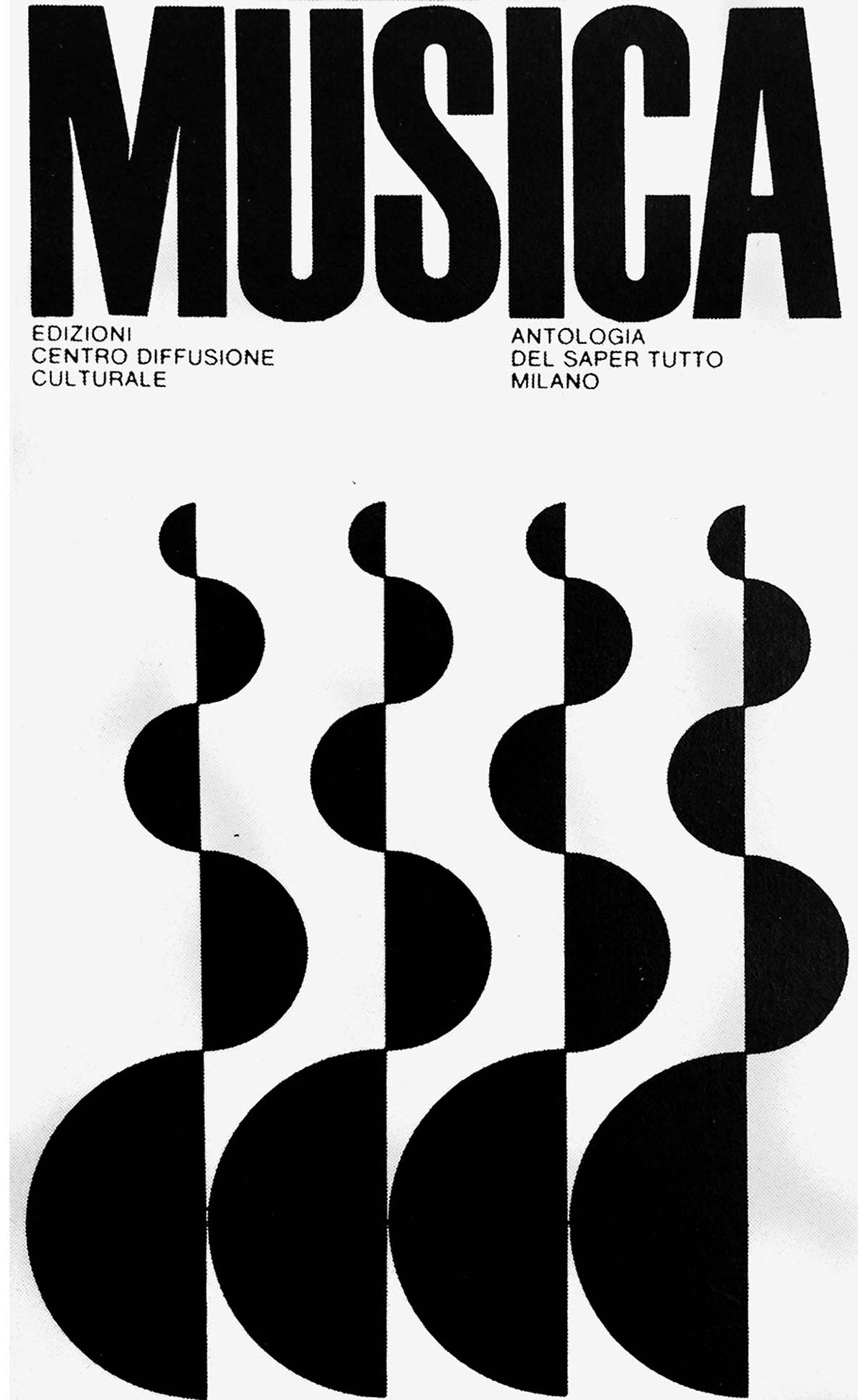 Обложка книги Musica Армандо Милани, 1973 год.