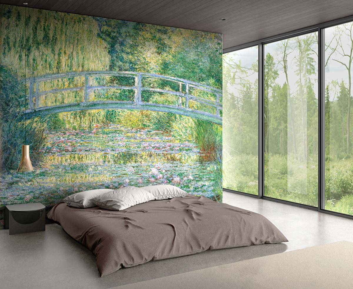 Bassin aux nympheas Harmonie Verte от WallPepper®/Group, дизайн Клода Моне