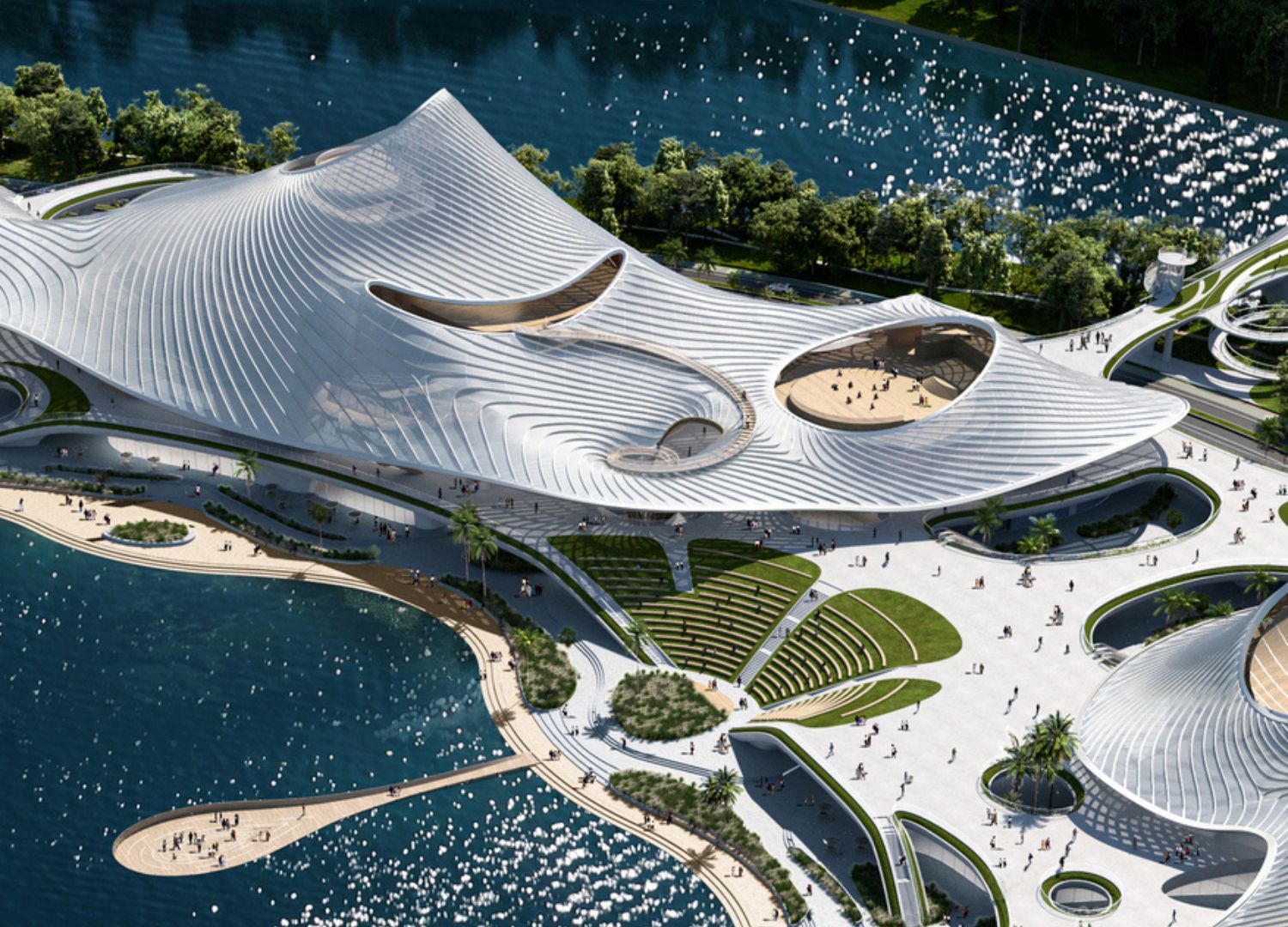 Центр искусств Наньхай от MAD Architects _ Город Фошань - Гуандун (2)