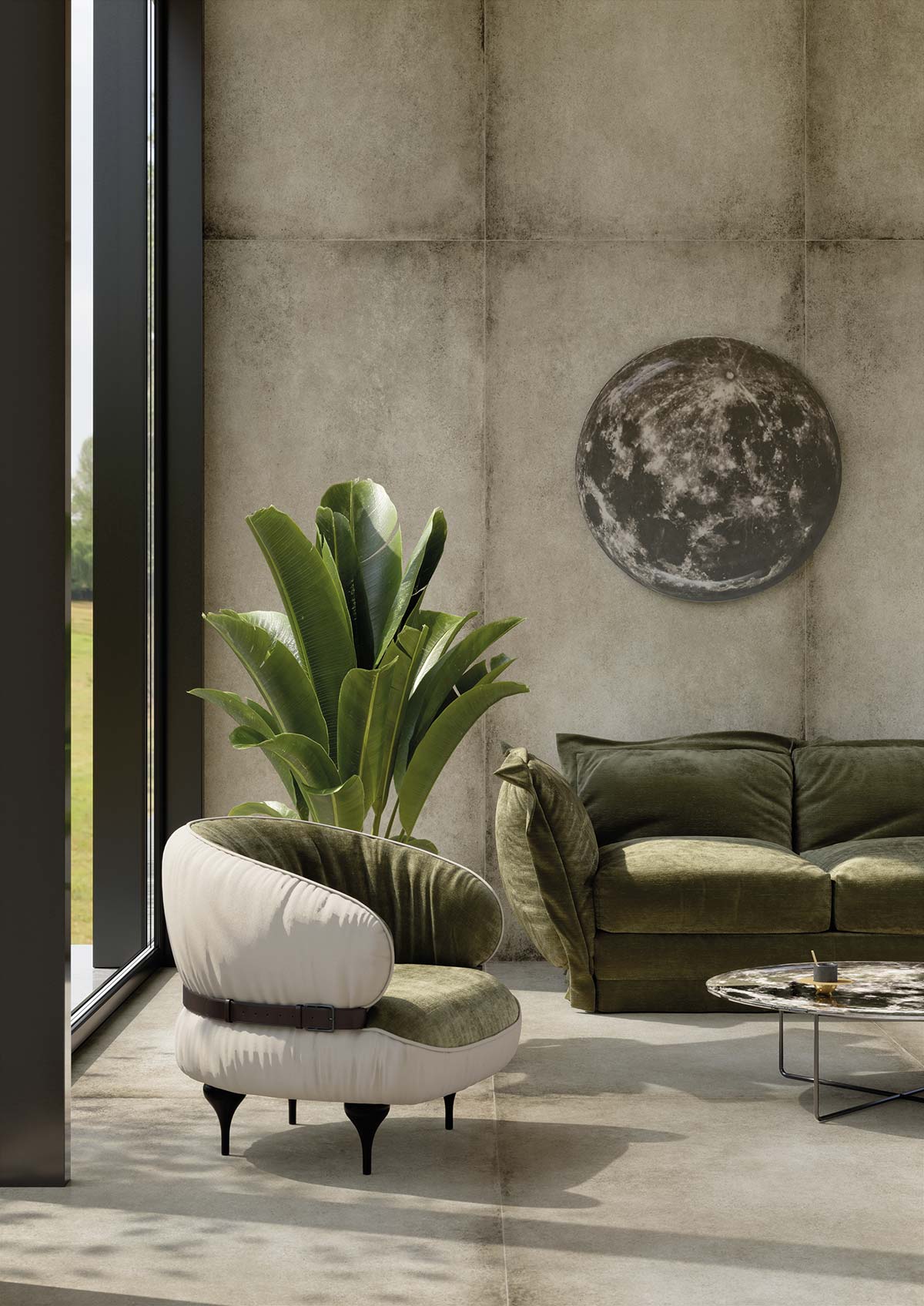 Состаренный бетон от Diesel Living с Iris Ceramica