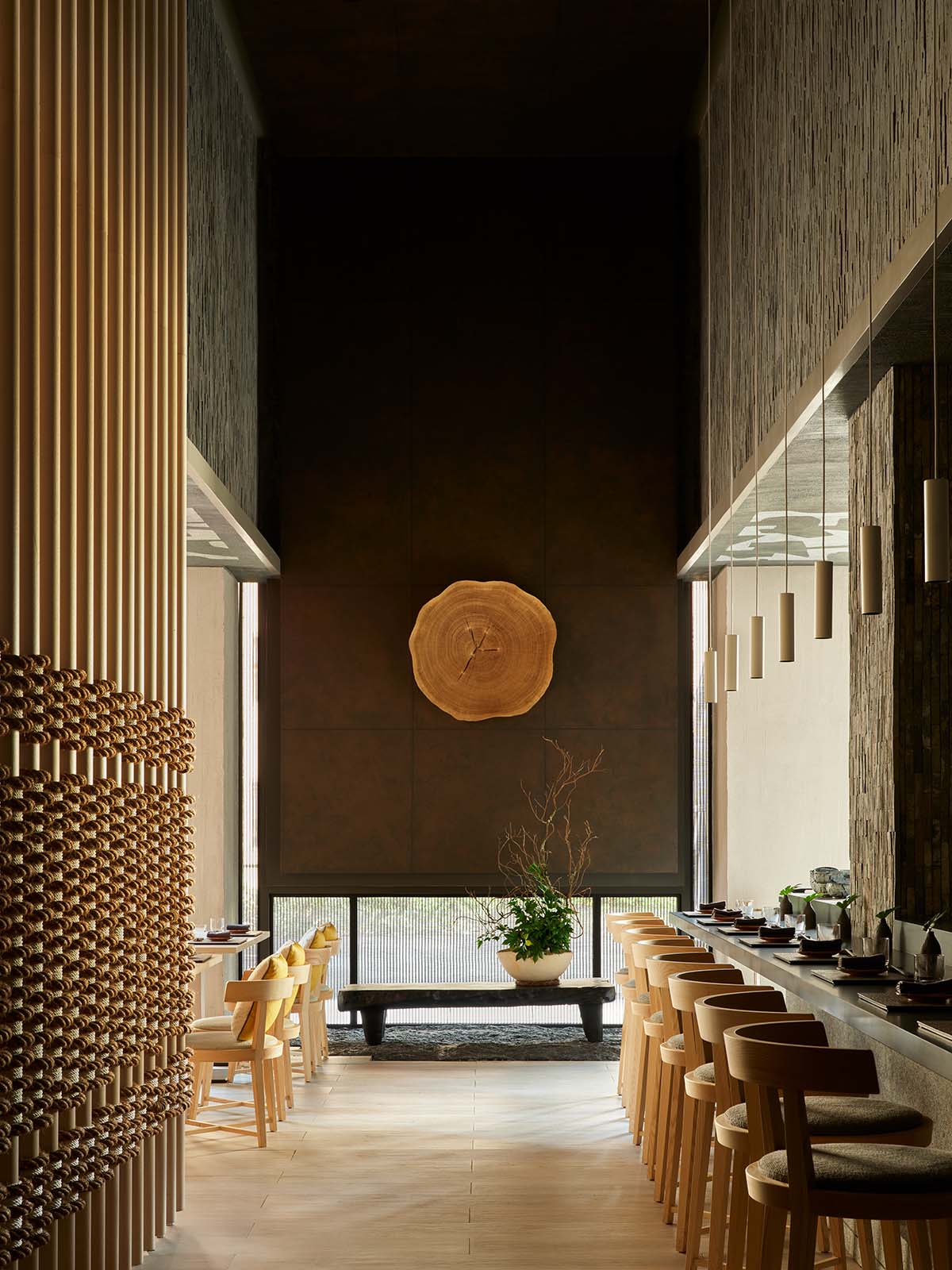 Aman New York, USA - F&B, Nama, view from entrance_37795