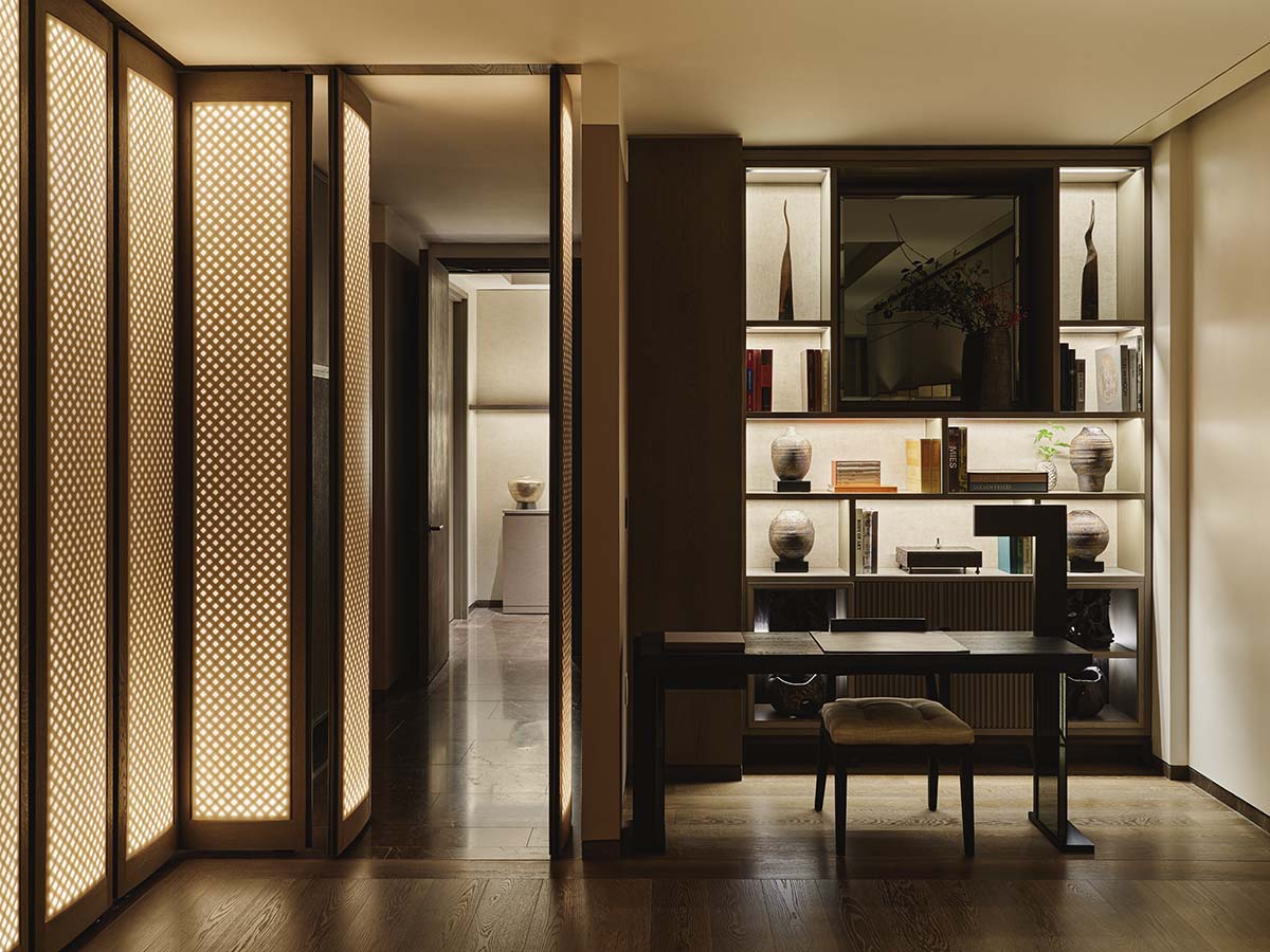 Aman New York, USA - Accommodation, Corner Suite, Library_37367