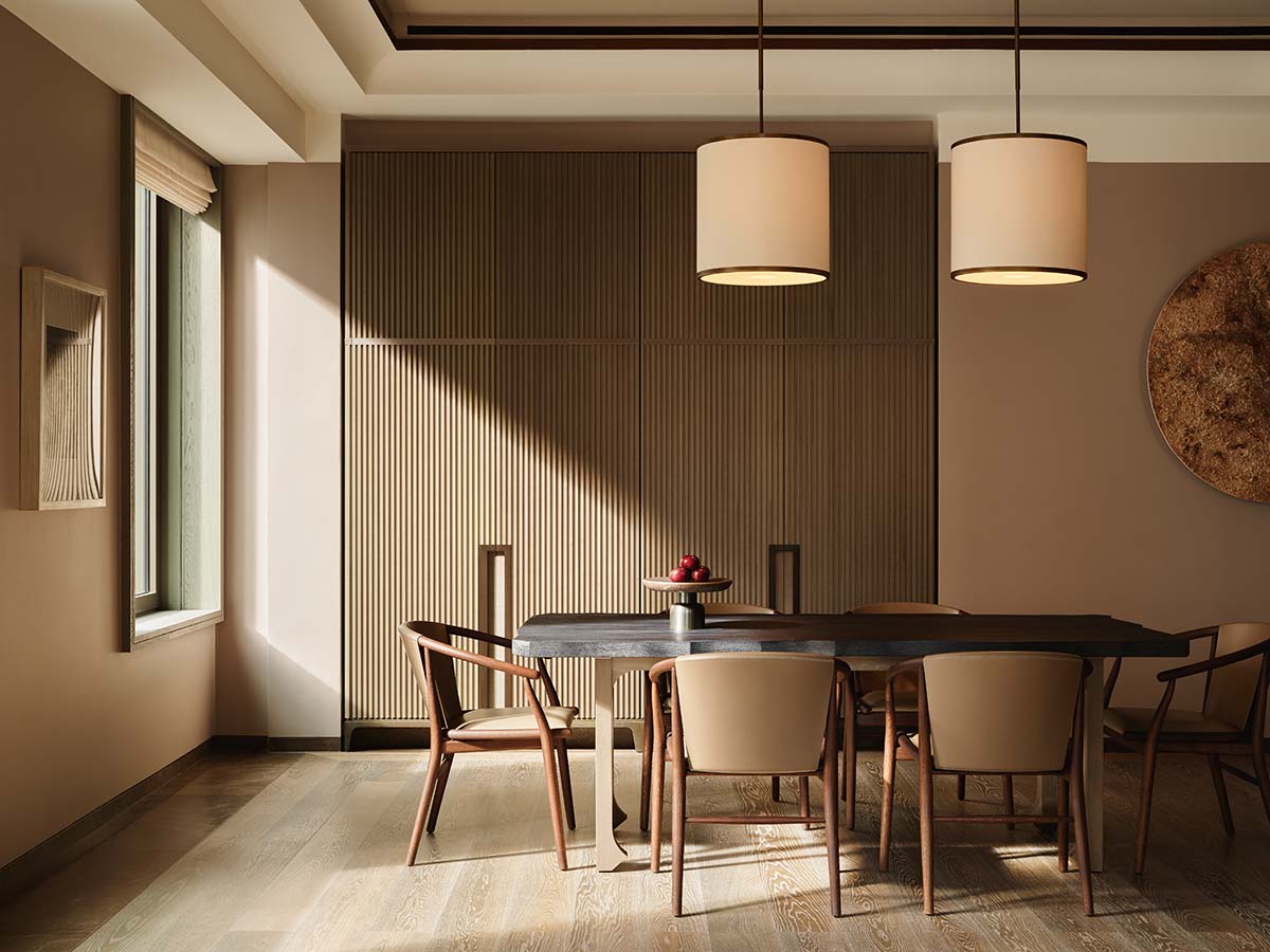 Aman New York, USA - Accommodation, Corner Suite, Dining area_37151