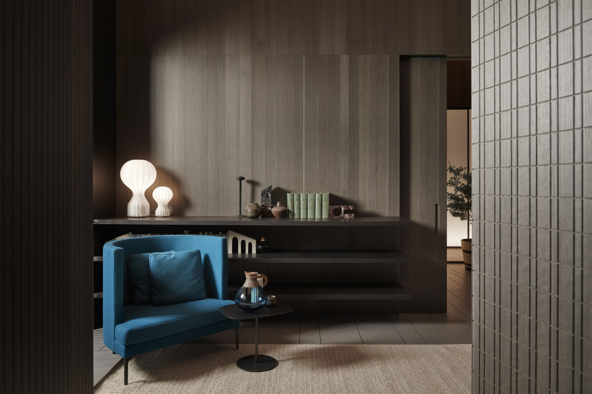 Lualdi_Wall & Door con ripiano в Ровере-гриджио тел. Сара Магни