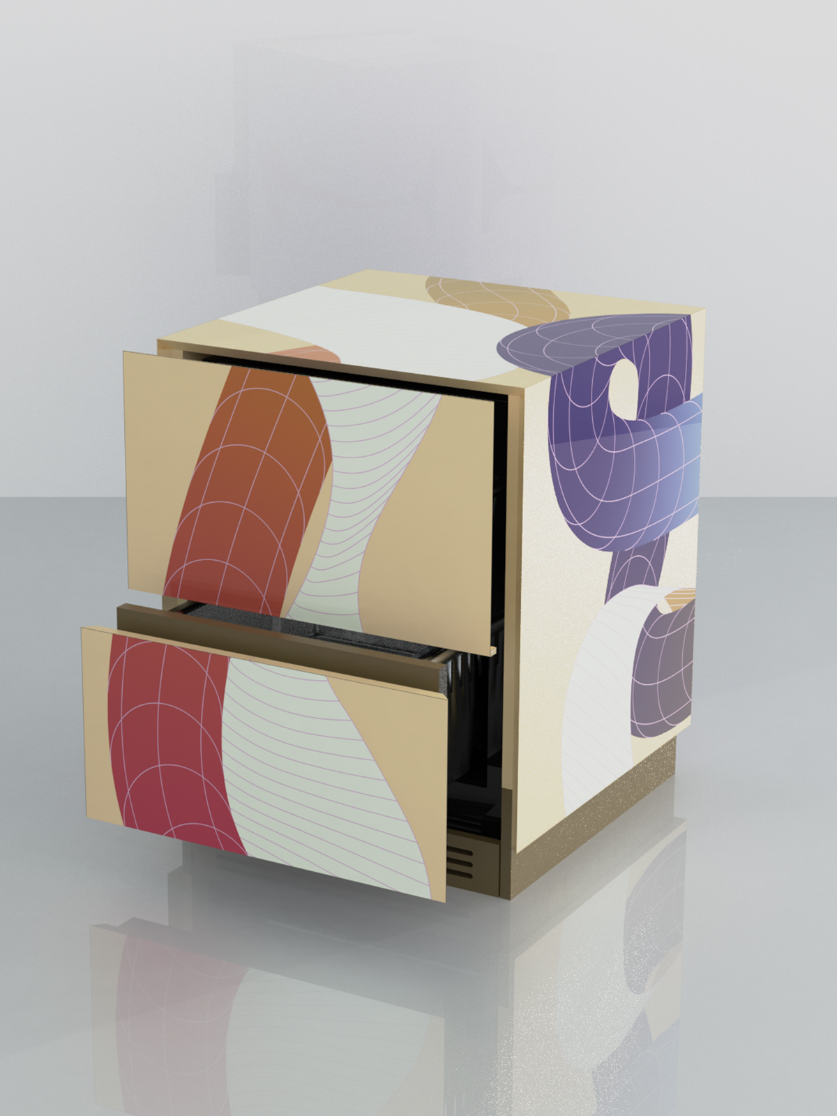 SKS_Undercounter refrigerator Supernova_sand
