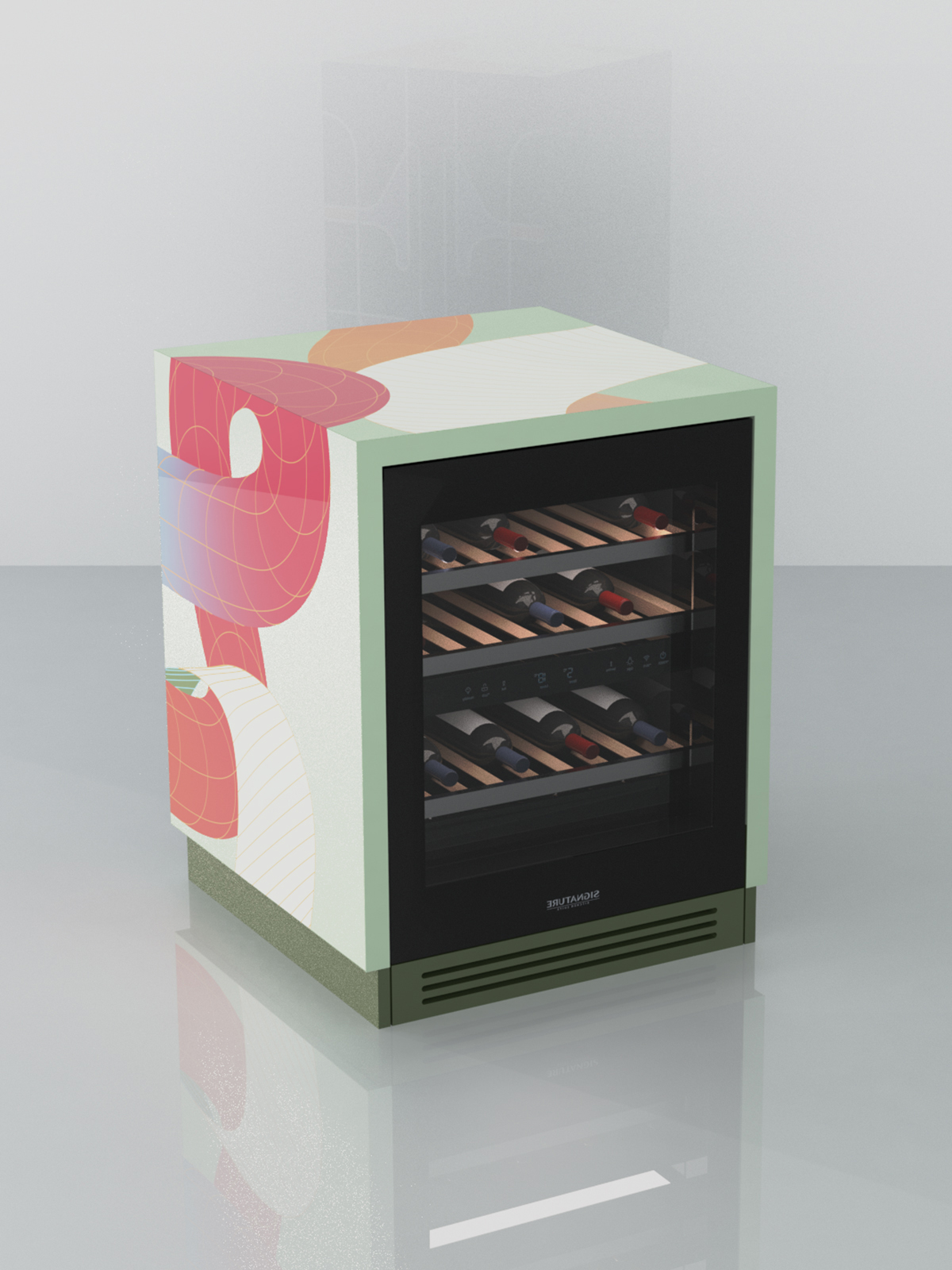 SKS_Undercounter wine cellars Supernova_green copia