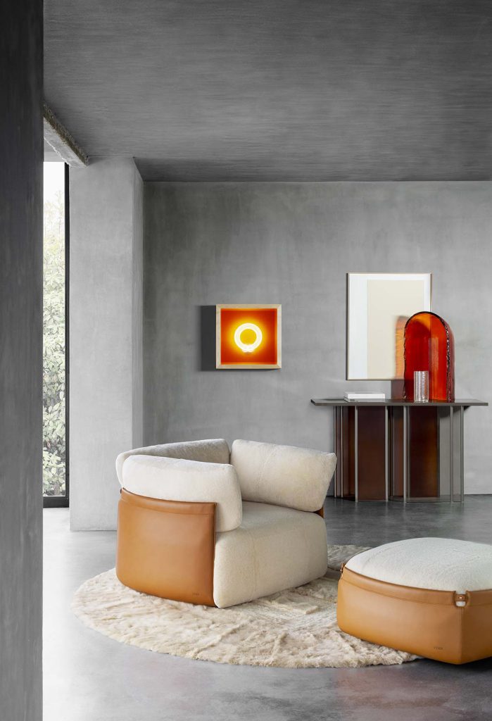 Пекасит кресло от Fendi Casa, Design Controvento