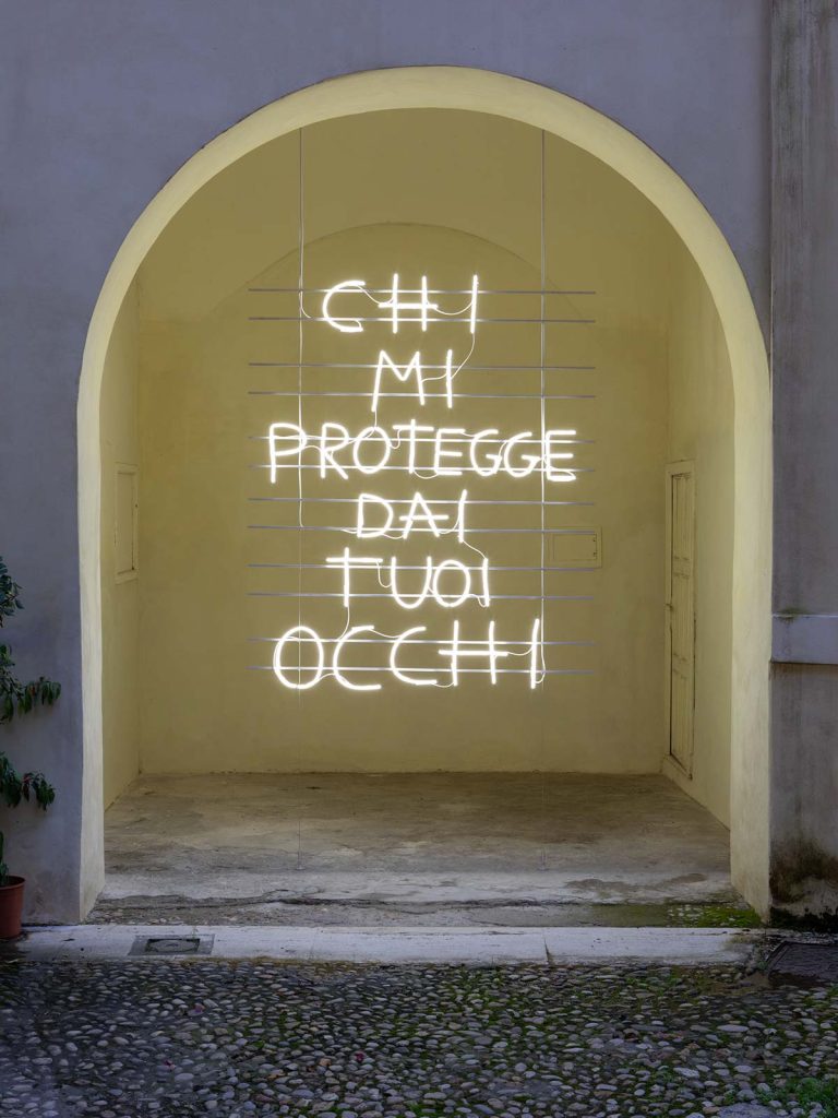 Marcello Maloberti, Chi Mi Protegge dai tuoi occhi, 2023 