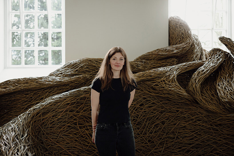 Установка органической ивы Laura Ellen Bacon выйдет через йоркширский парк скульптур