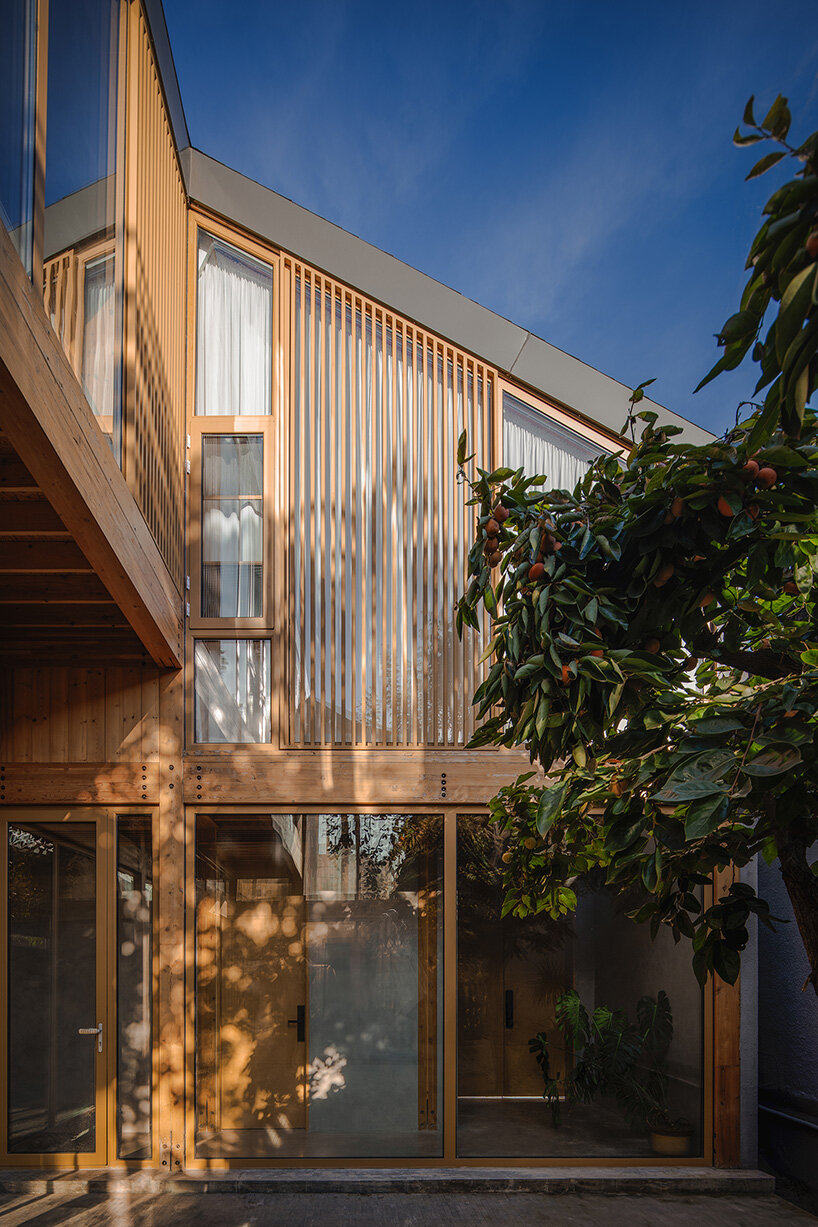 Archstudio Revives Trady Wartyard с гостевым домом из дерева в Пекине