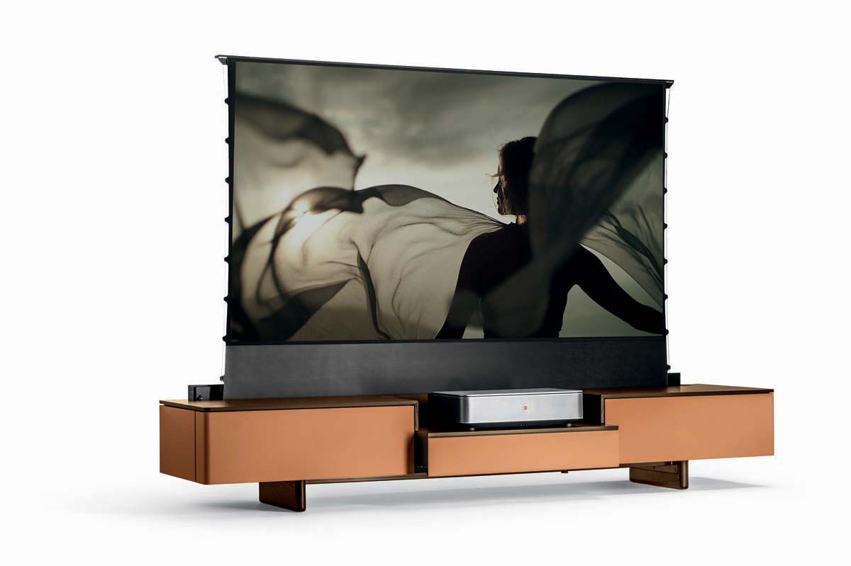 Fidelio Multimedia Cabinet от Poltrona Frau & Leica, дизайн Роберто Лаззерони