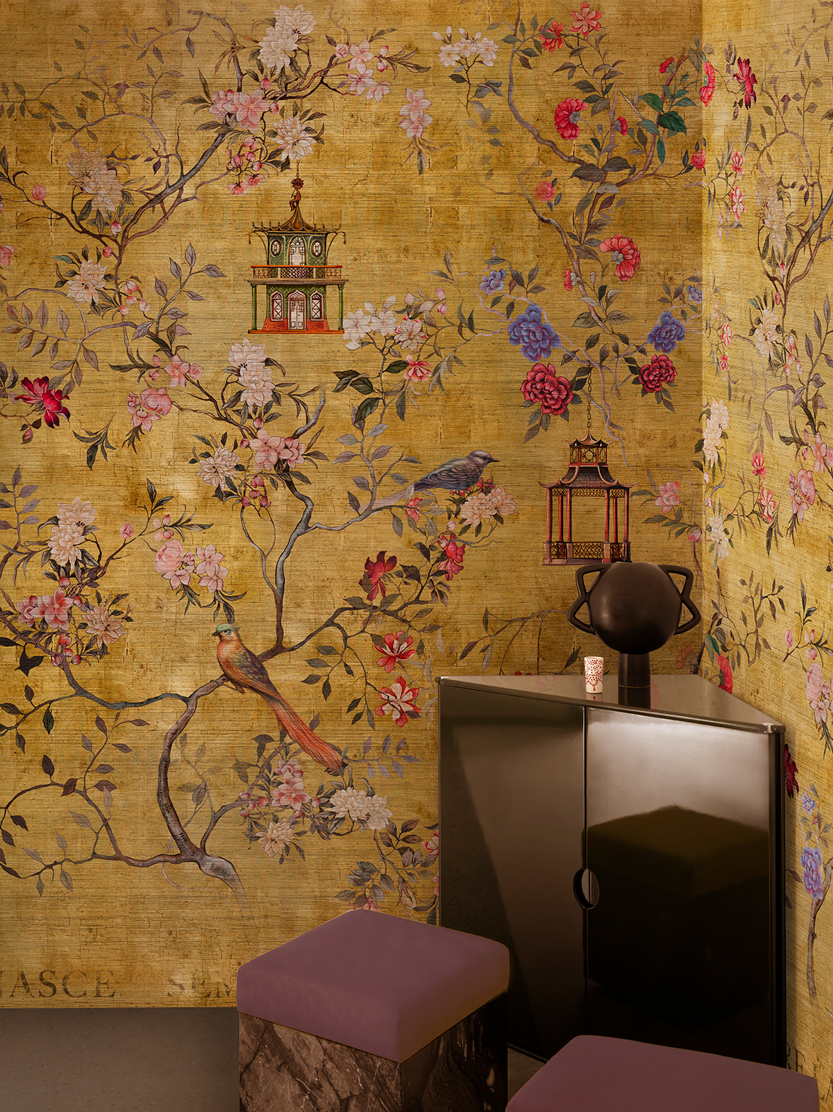 Восточное золото от Wall & Decò, Design Eva Germanci