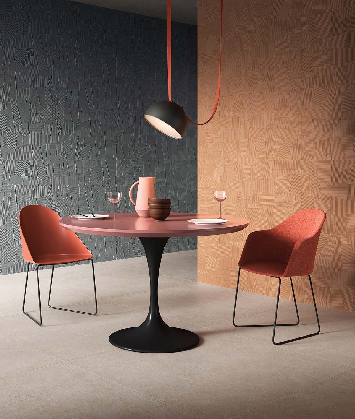 Бумажная глина для дома от Industrie Ceramiche Piemme, дизайн Паолы Паронетто