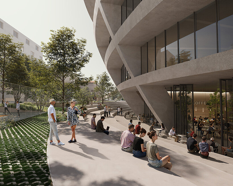 Большой бальный зал mvrdv в Тиране