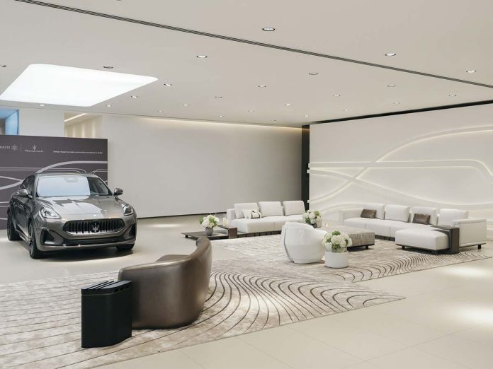 Giorgetti Maserati Edition, выставочный зал Maserati в Дубае