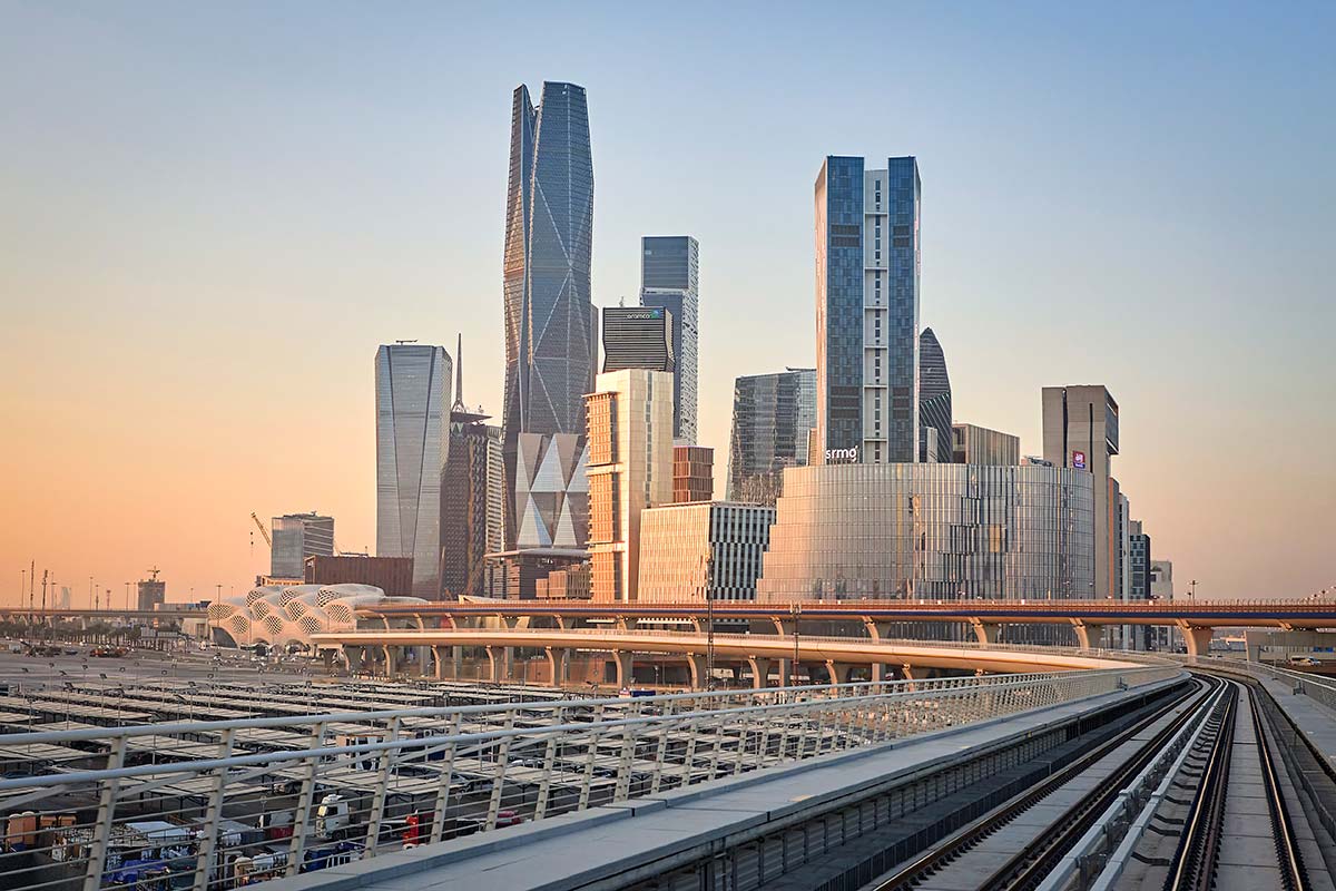 Станция метро King Abdullah Financial District - Фото © Hufton+Crow