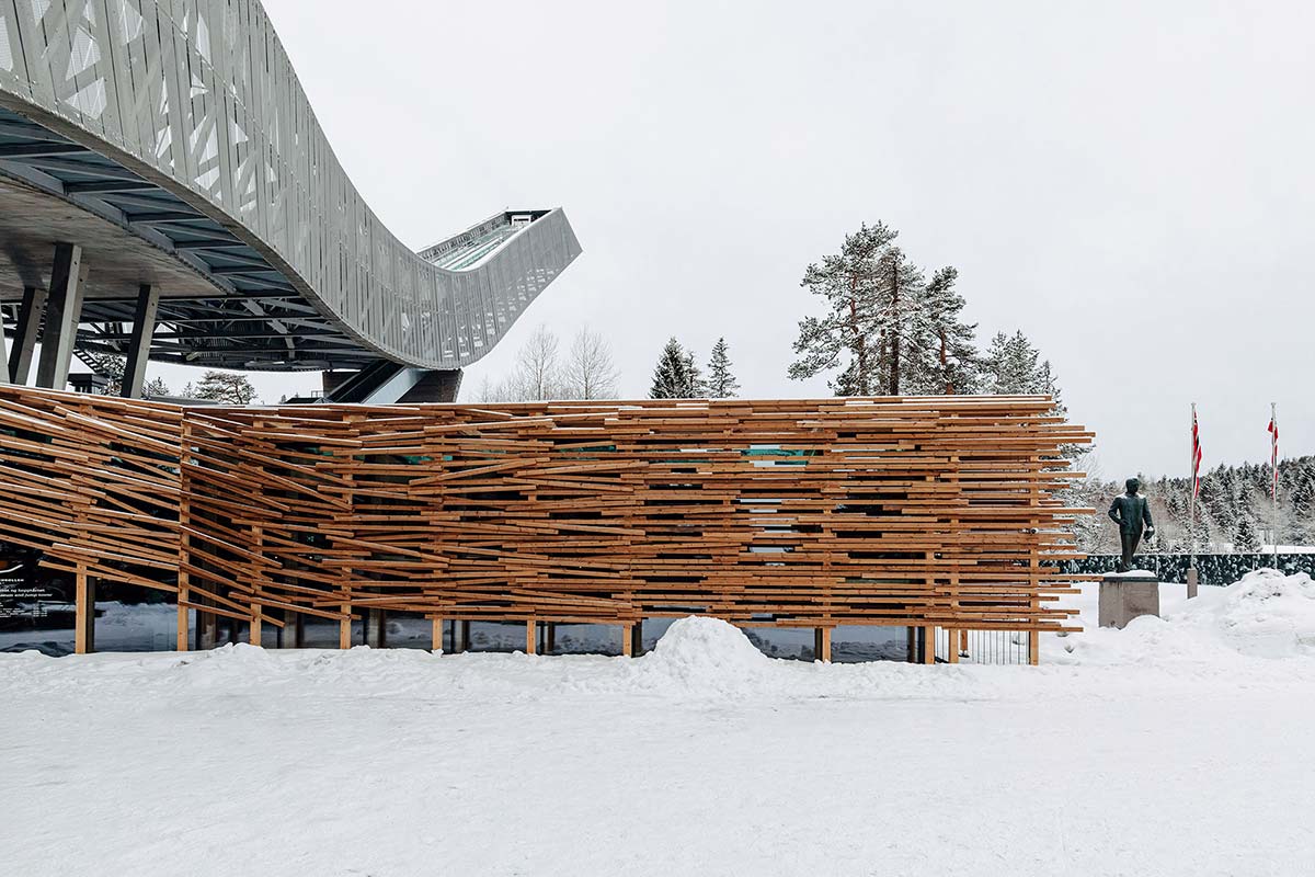 Snøhetta, Skimuseet — Фото © Thomas Ekström, любезно предоставлено Snøhetta