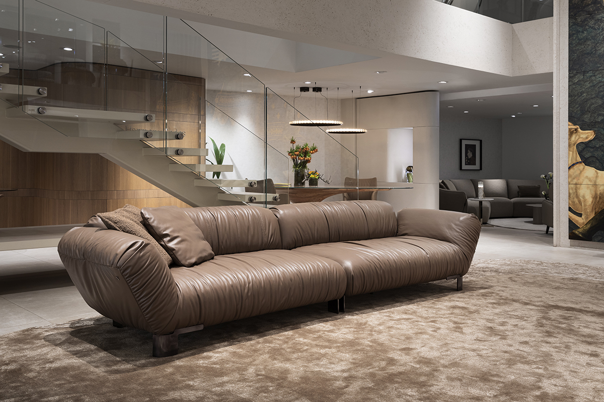 Caleo от Natuzzi Italia, дизайн Мауро Липпарини