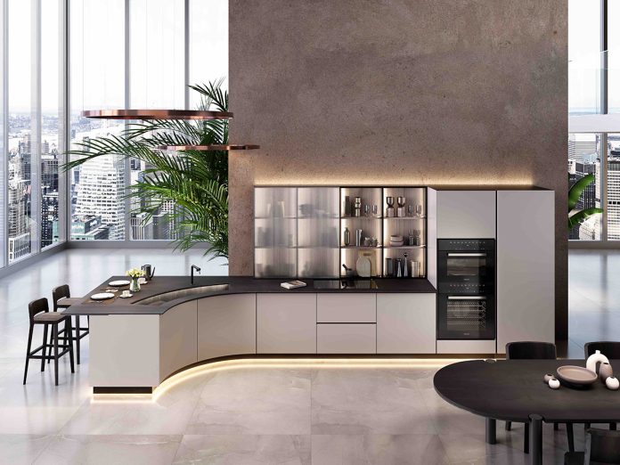 Virgola от ARAN Cucine, дизайн Массимо Иоза Гини