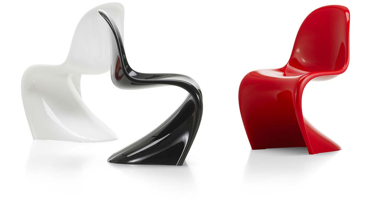 Стул Panton от Vitra, дизайн Вернера Пантона